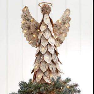 Pottery Barn Lit Birch  Tree Topper